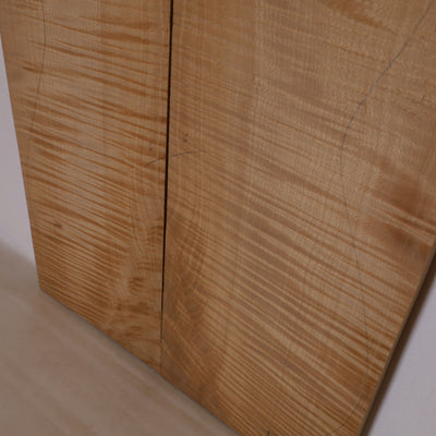 Thermo Ahorn Carved Top 2-teilig für E-Gitarre I (Nr. 898)