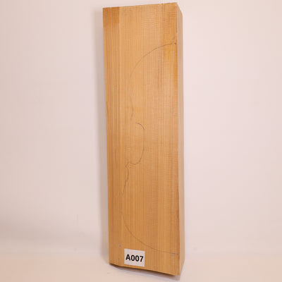 Gespaltene Fichtendecke für Violine von 1981 (Nr. A007)