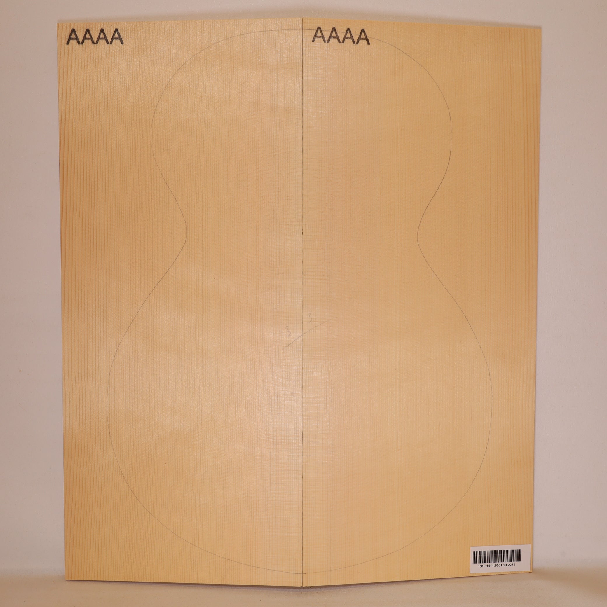 Spruce Top for Archtop Guitar AAAA (no. 2271)