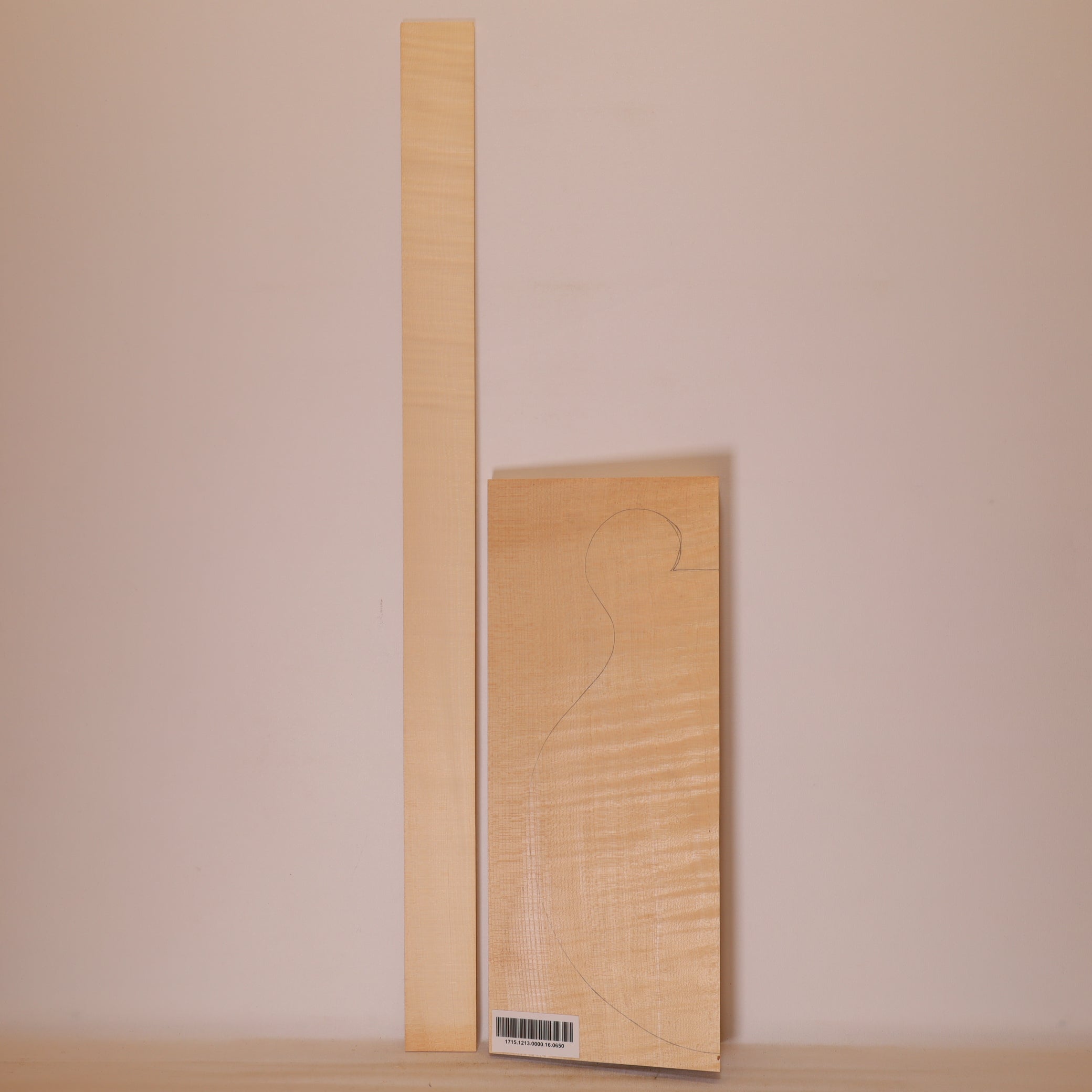Maple Set (Back/Sides) for Mandolin Archtop AA (no. 650)