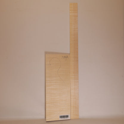 Maple Set (Back/Sides) for Mandolin Archtop AAA (no. 1889)