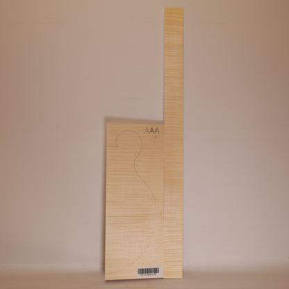 Maple Set (Back/Sides) for Mandolin Archtop AAA (no. 1891)