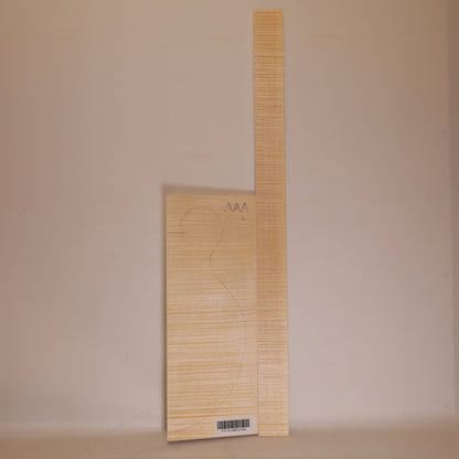 Maple Set (Back/Sides) for Mandolin Archtop AAA (no. 1893)