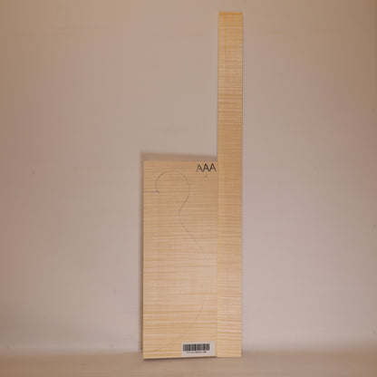 Maple Set (Back/Sides) for Mandolin Archtop AAA (no. 1894)