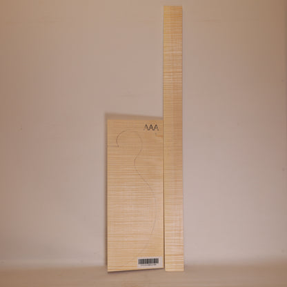 Maple Set (Back/Sides) for Mandolin Archtop AAA (no. 1895)