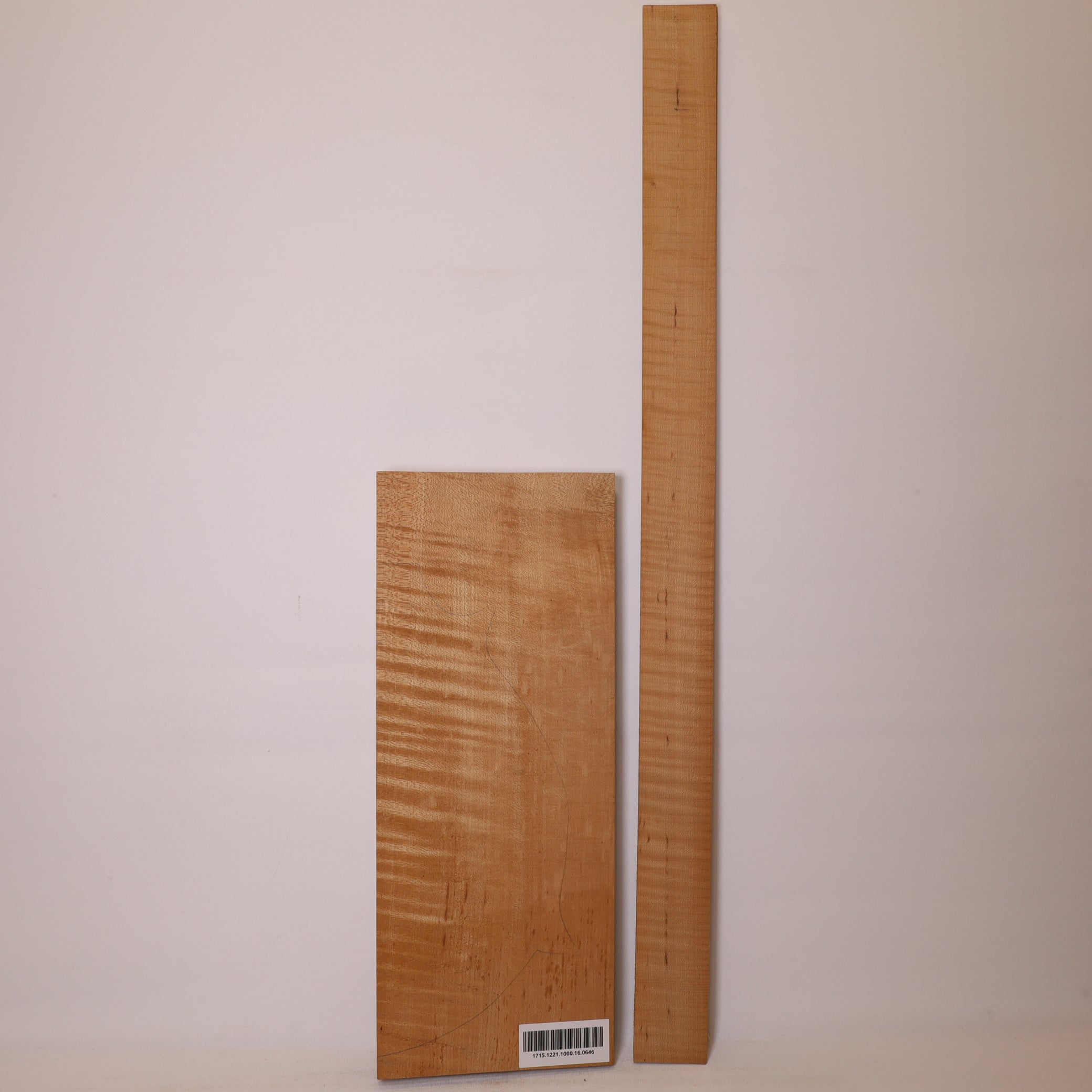 Thermo Maple Set (Back/Sides) for Mandolin Archtop II (no. 646)