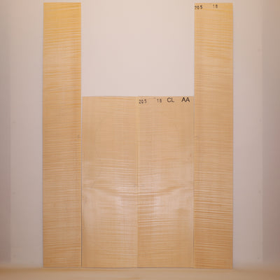 Ahorn Set (Boden/Zargen) für klassische Gitarre AA (Nr. 36)