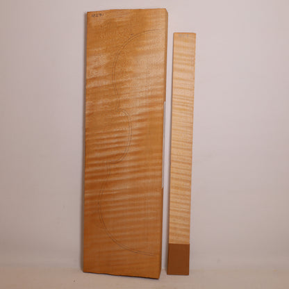 Maple Set (back/sides) for Violin from 1967 (no. 1827)