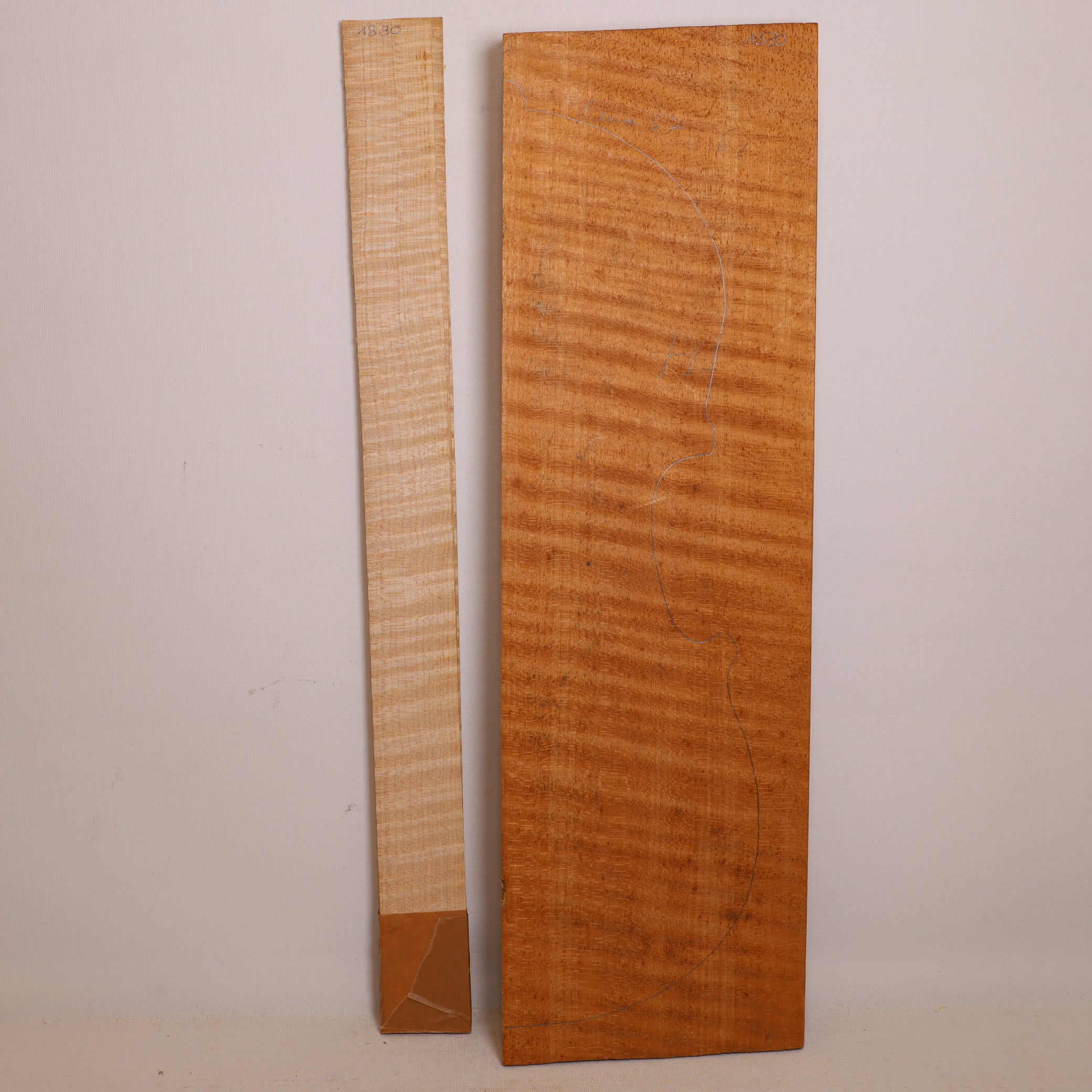 Maple Set (back/sides) for Violin from 1967 (no. 1830)