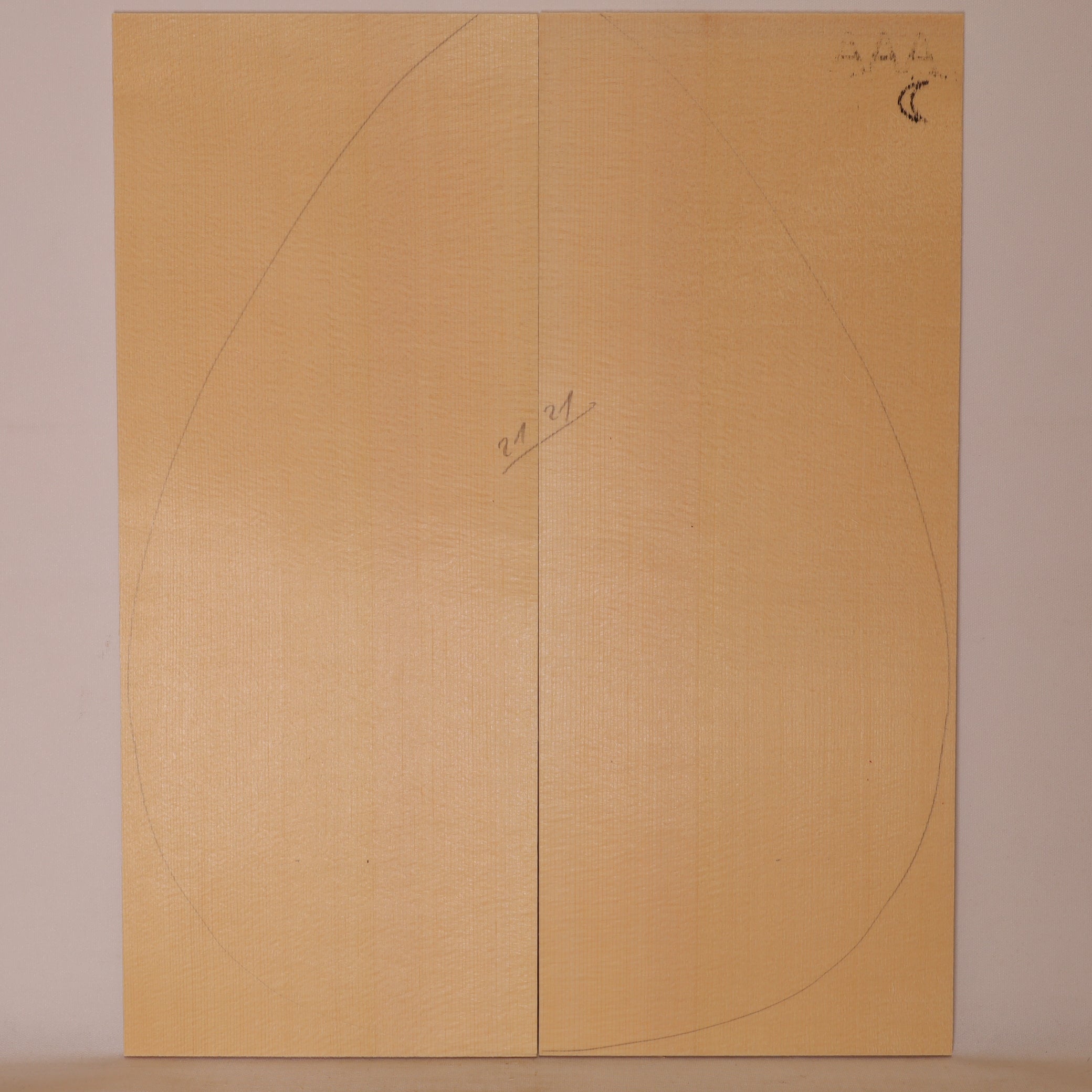 Spruce Top for Bouzouki AAA (no. 1399)