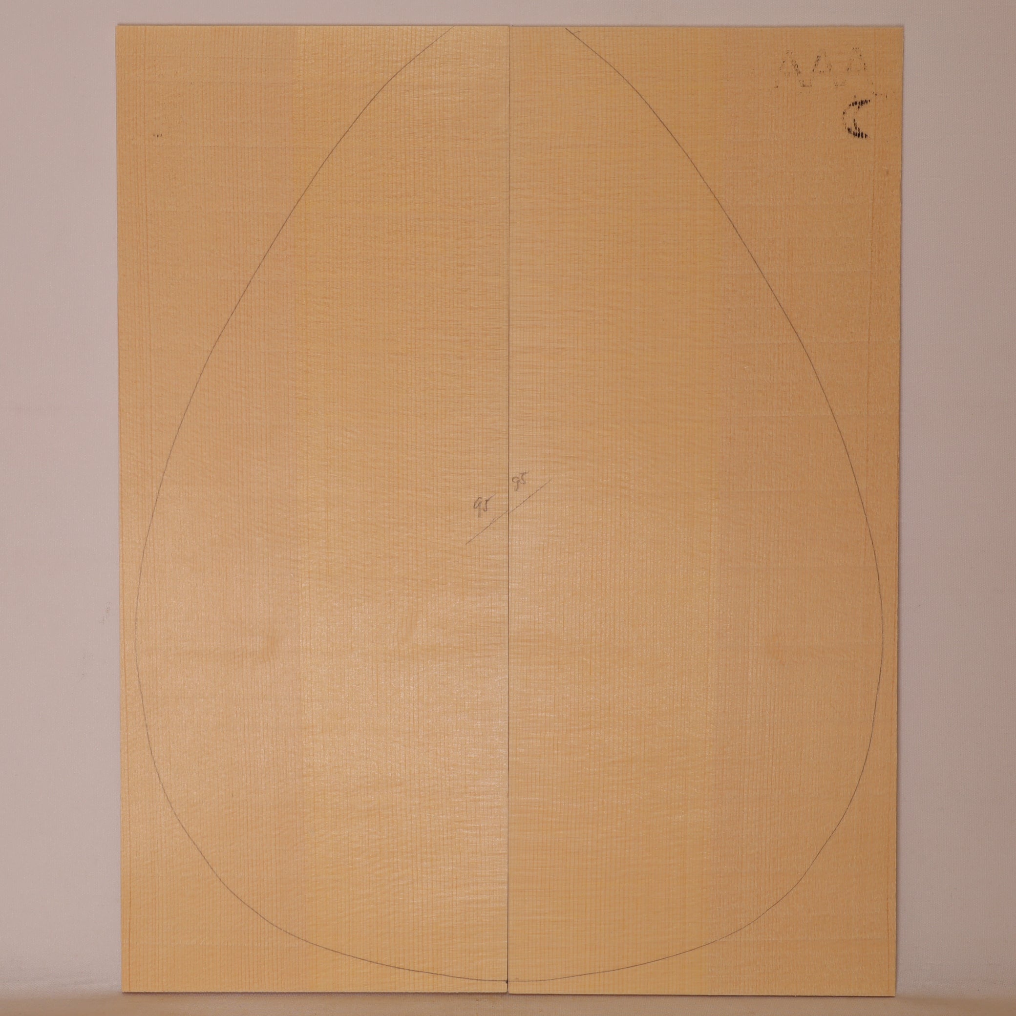 Spruce Top for Bouzouki AAA (no. 1401)