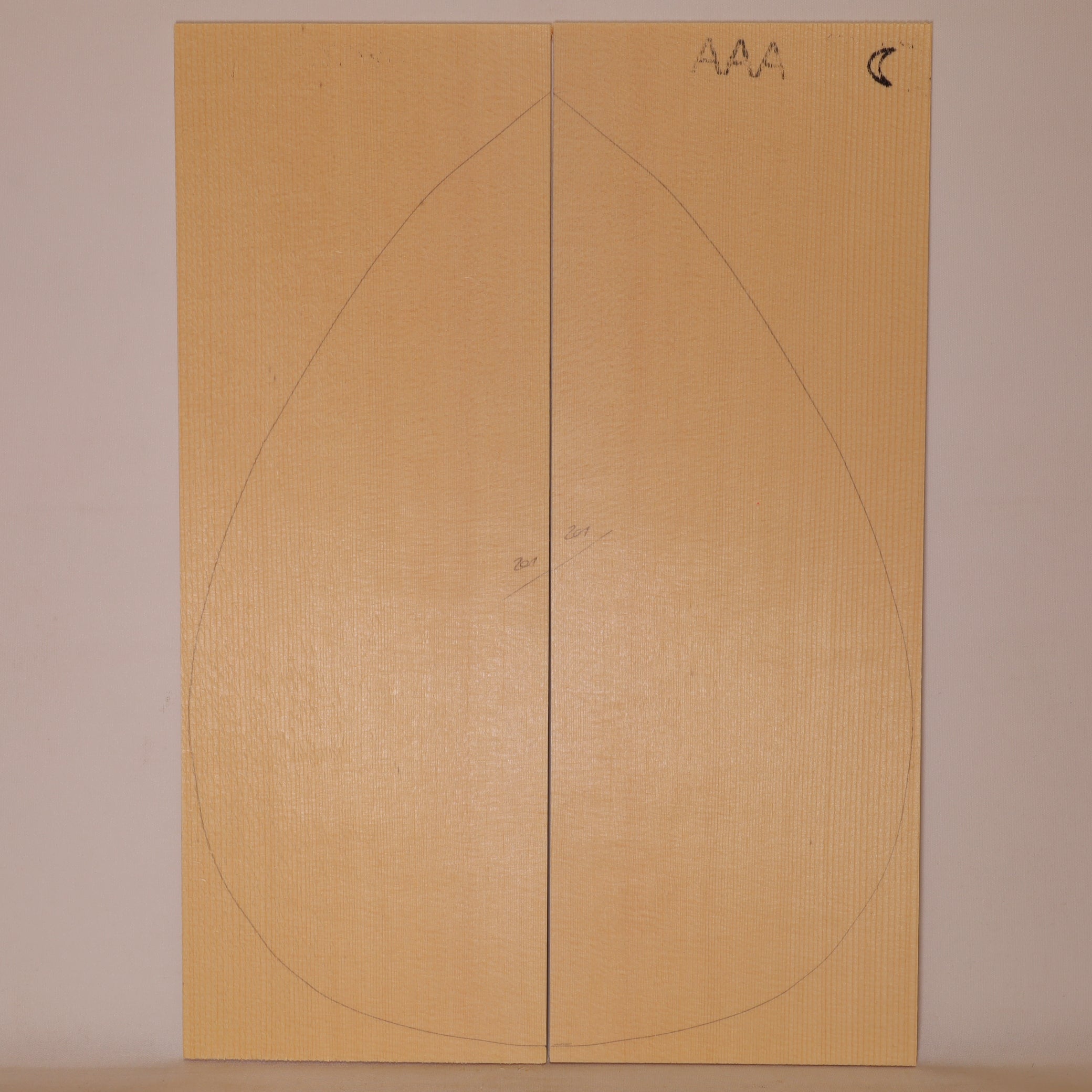 Spruce Top for Bouzouki AAA (no. 1405)
