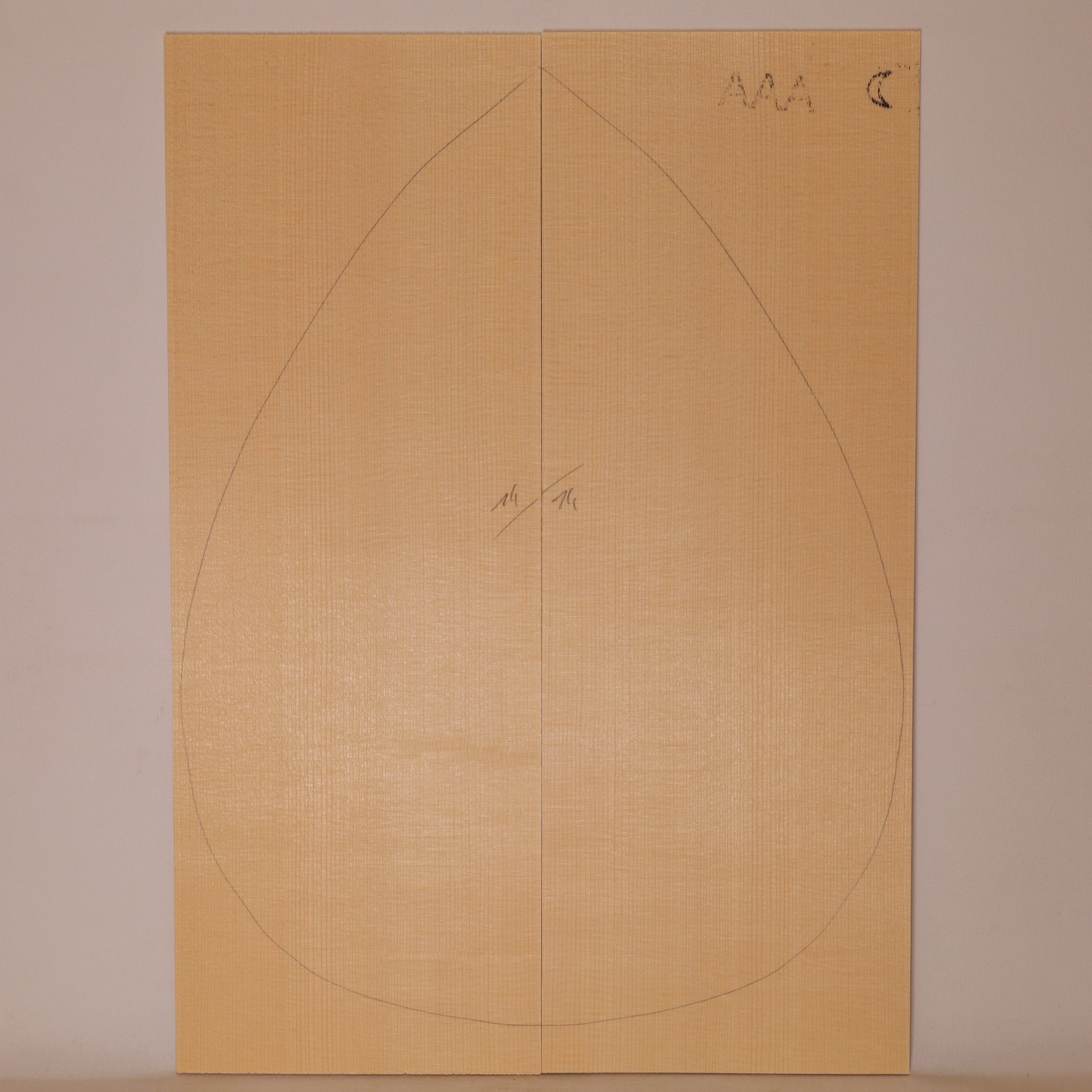 Spruce Top for Bouzouki AAA (no. 1407)
