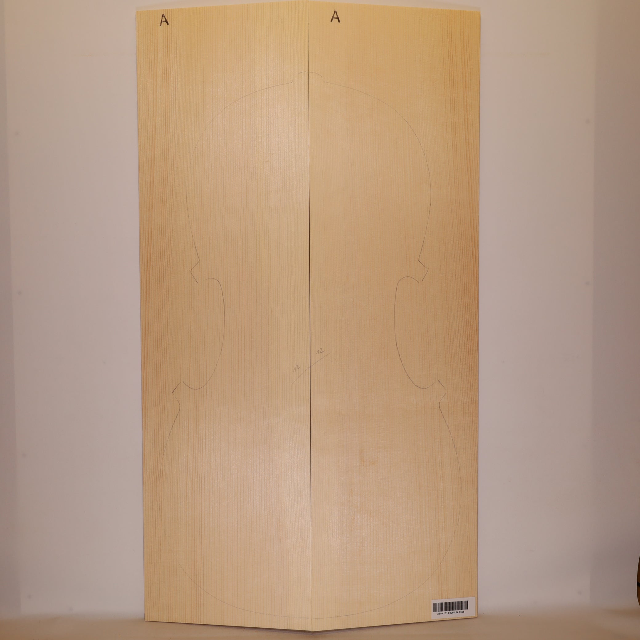 Spruce Top for Cello A (no. 1365)