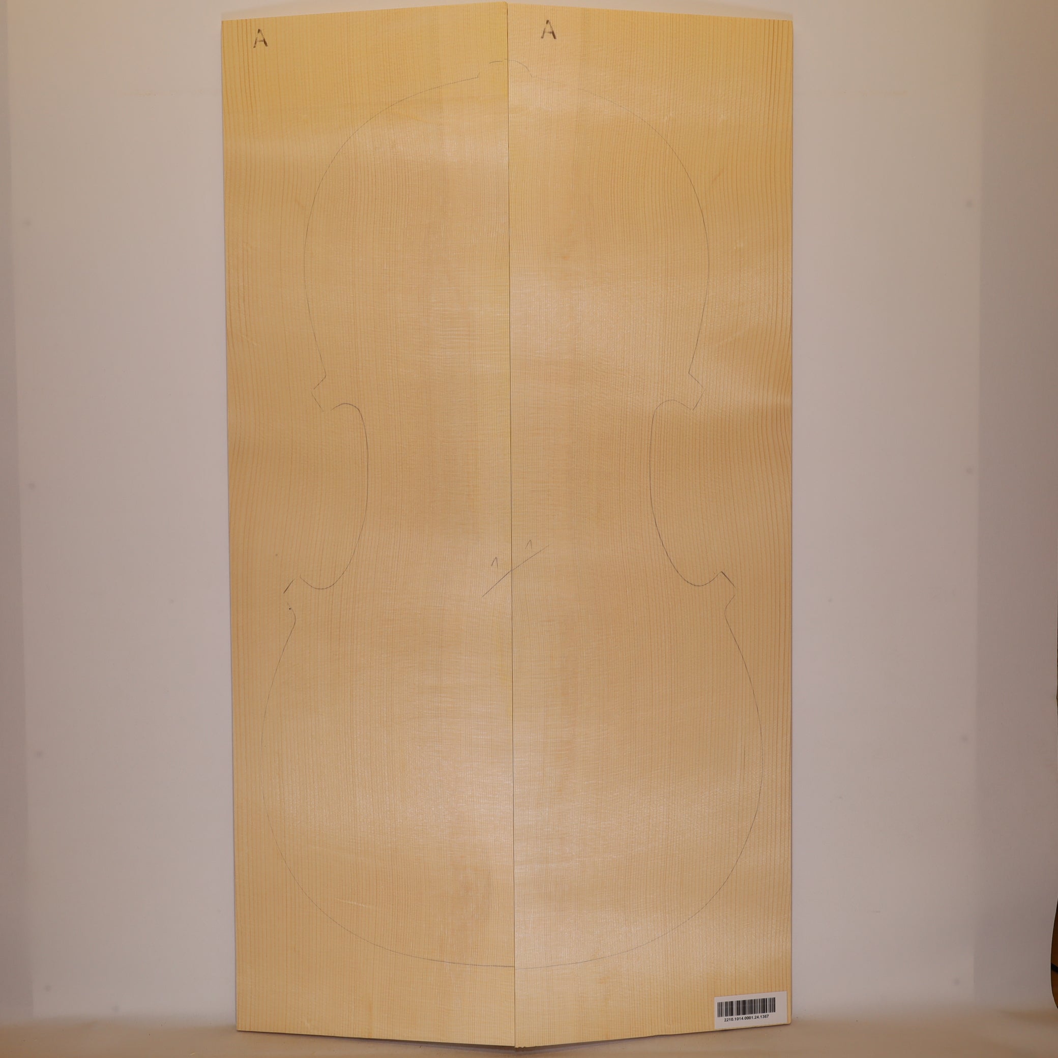 Spruce Top for Cello A (no. 1367)
