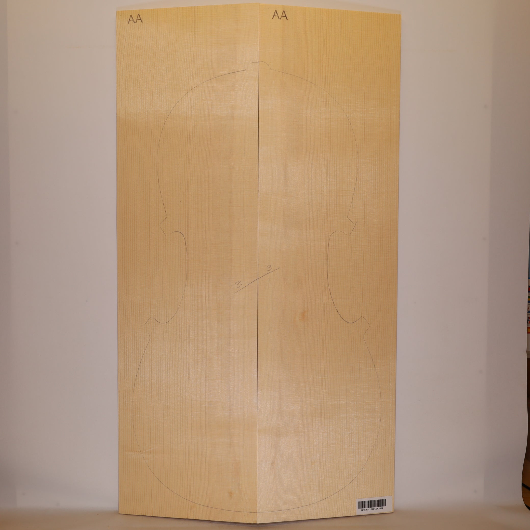 Spruce Top for Cello AA (no. 1362)