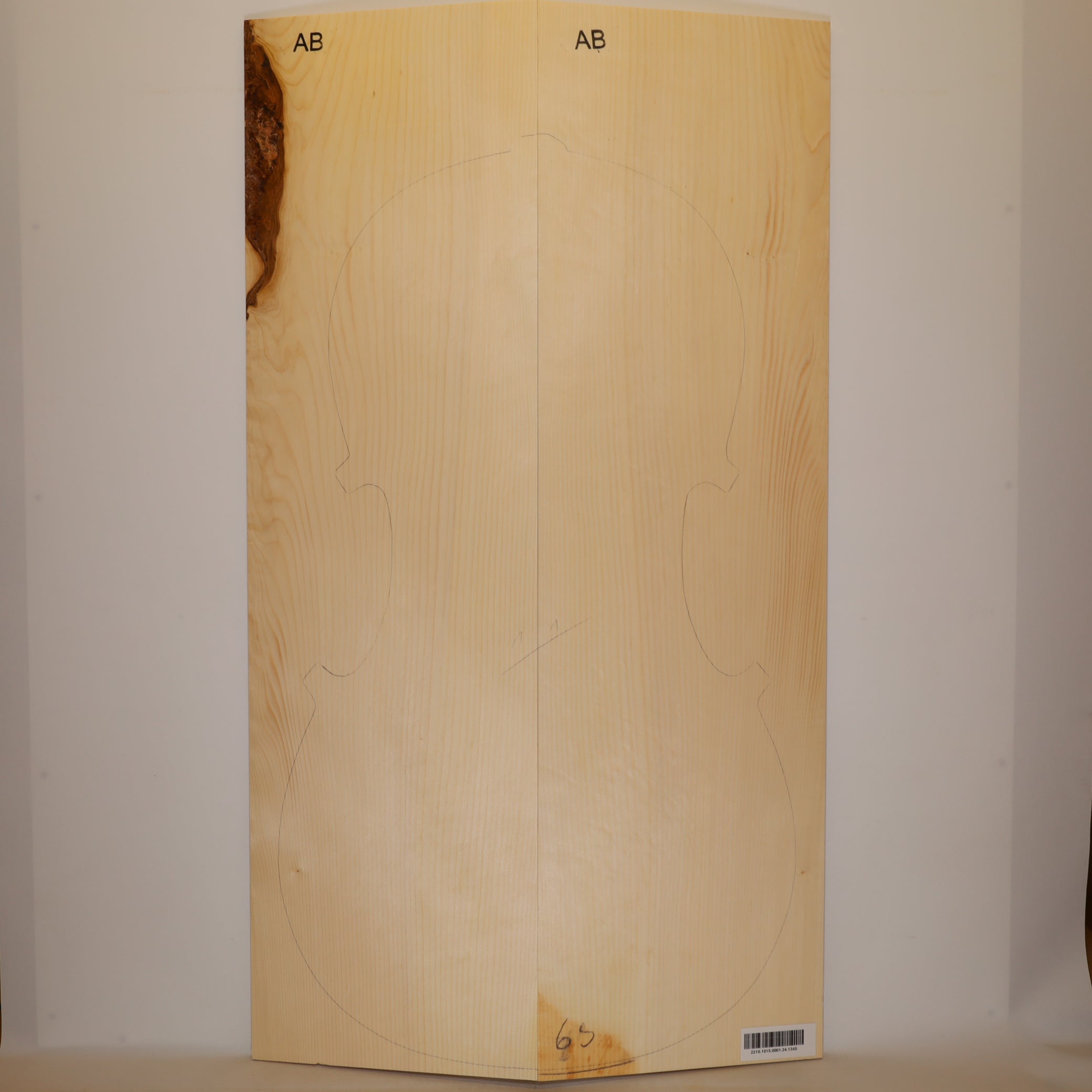 Spruce Top for Cello AB (no. 1345)