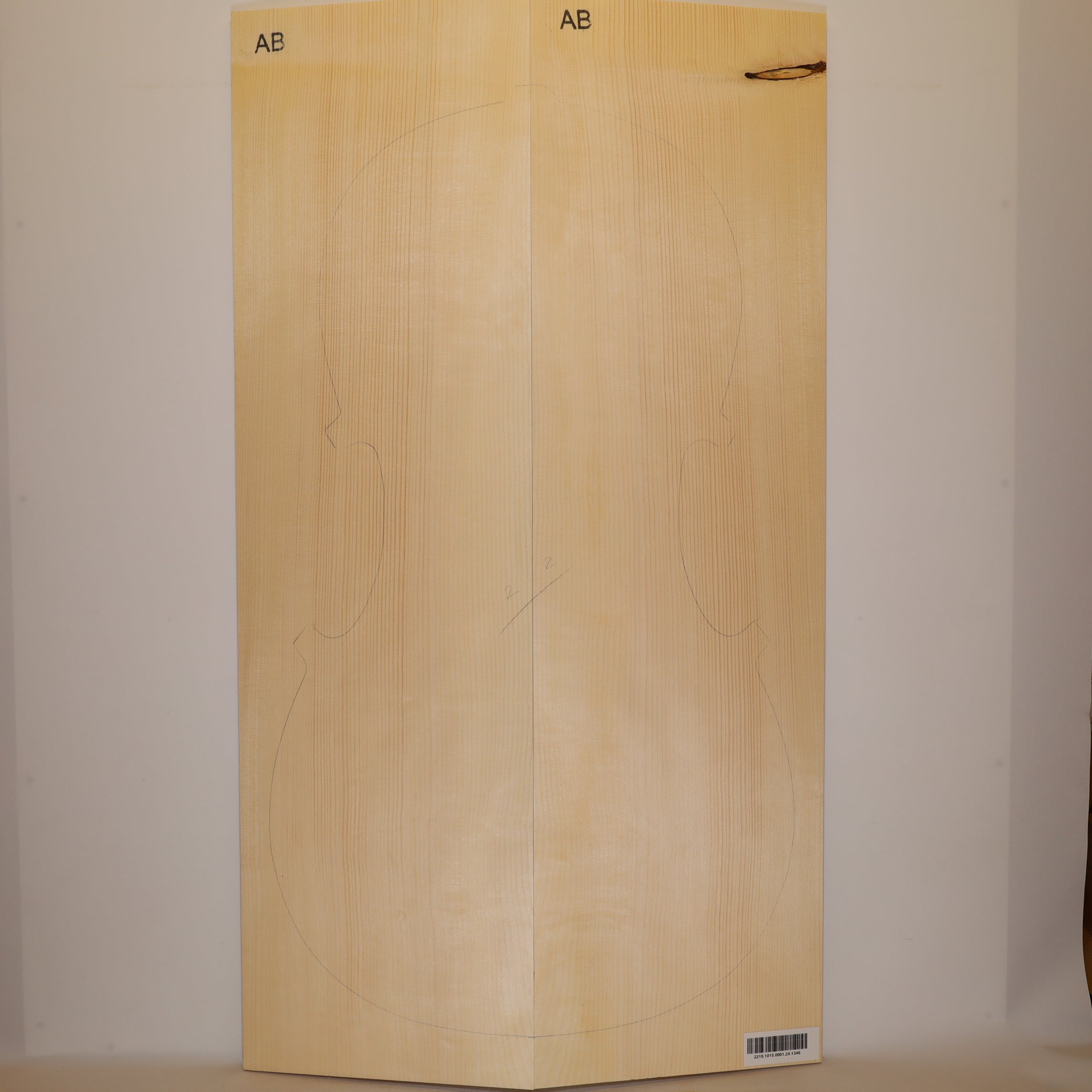 Spruce Top for Cello AB (no. 1346)