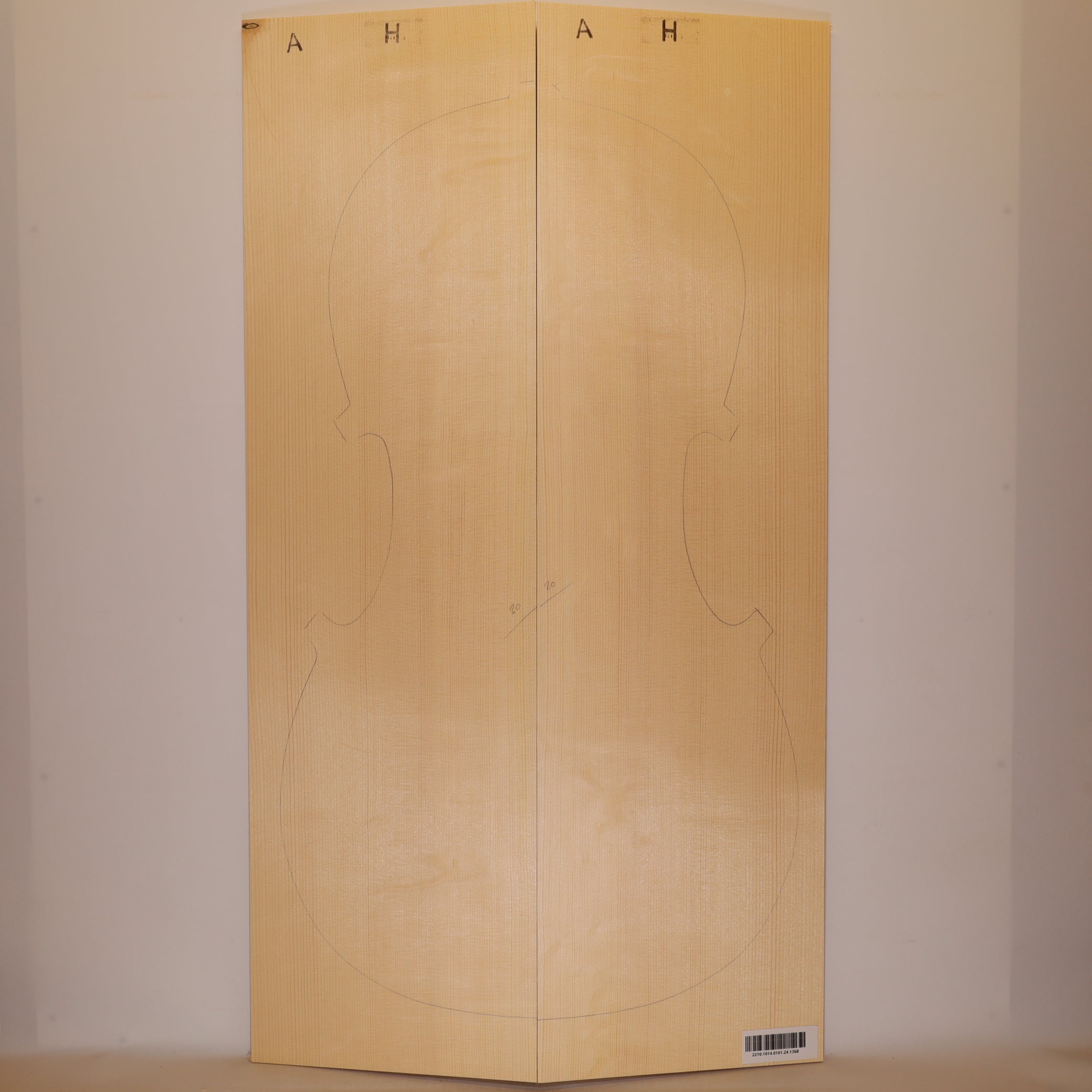 Spruce Top for Cello A (no. 1368)