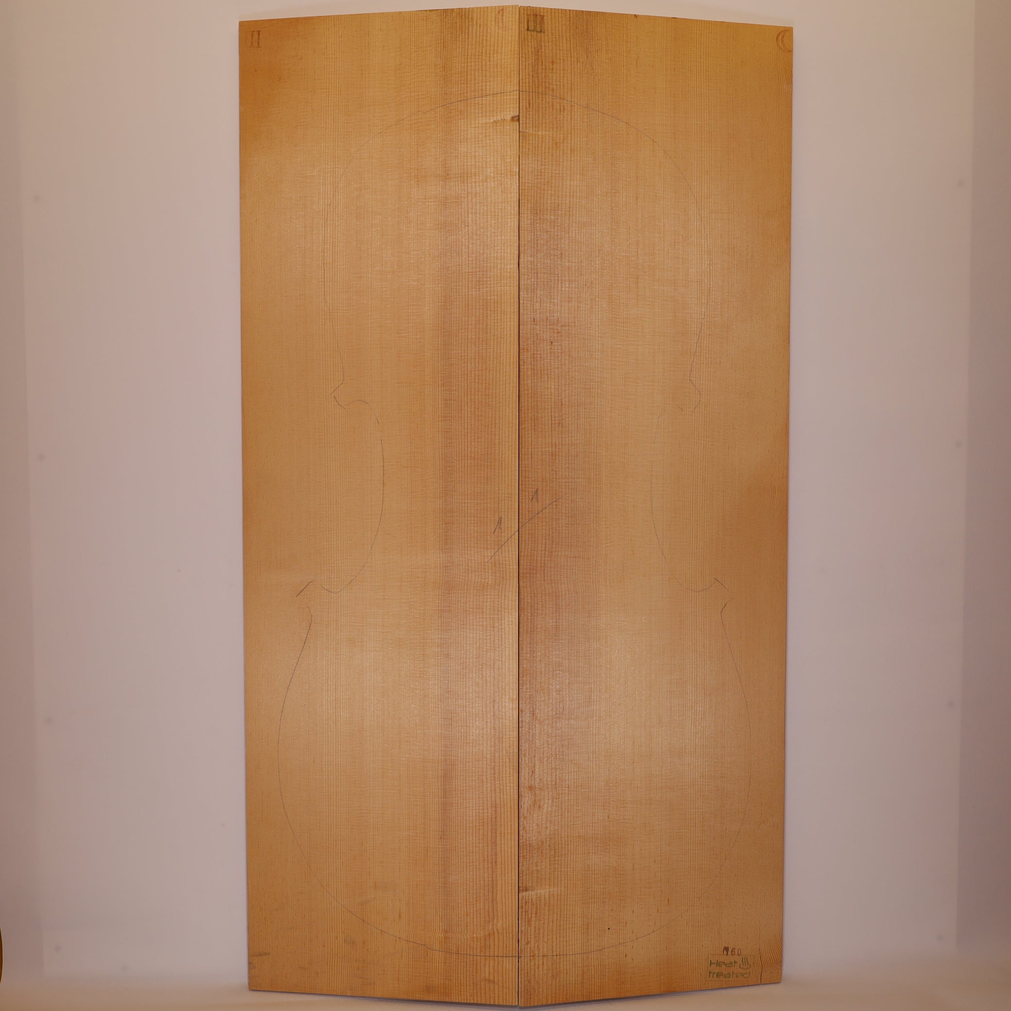 Thermo Spruce Top for Cello III (no. 234)