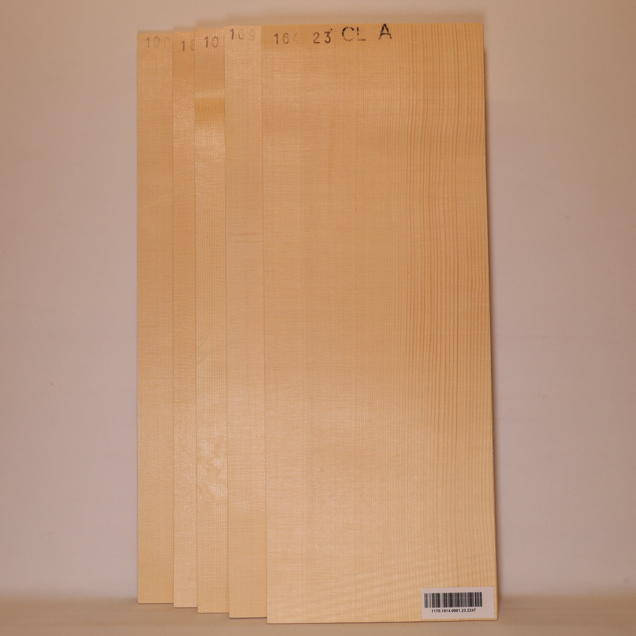 BUNDLE 5x Spruce Tops for Classical Guitar A (no. 2247)