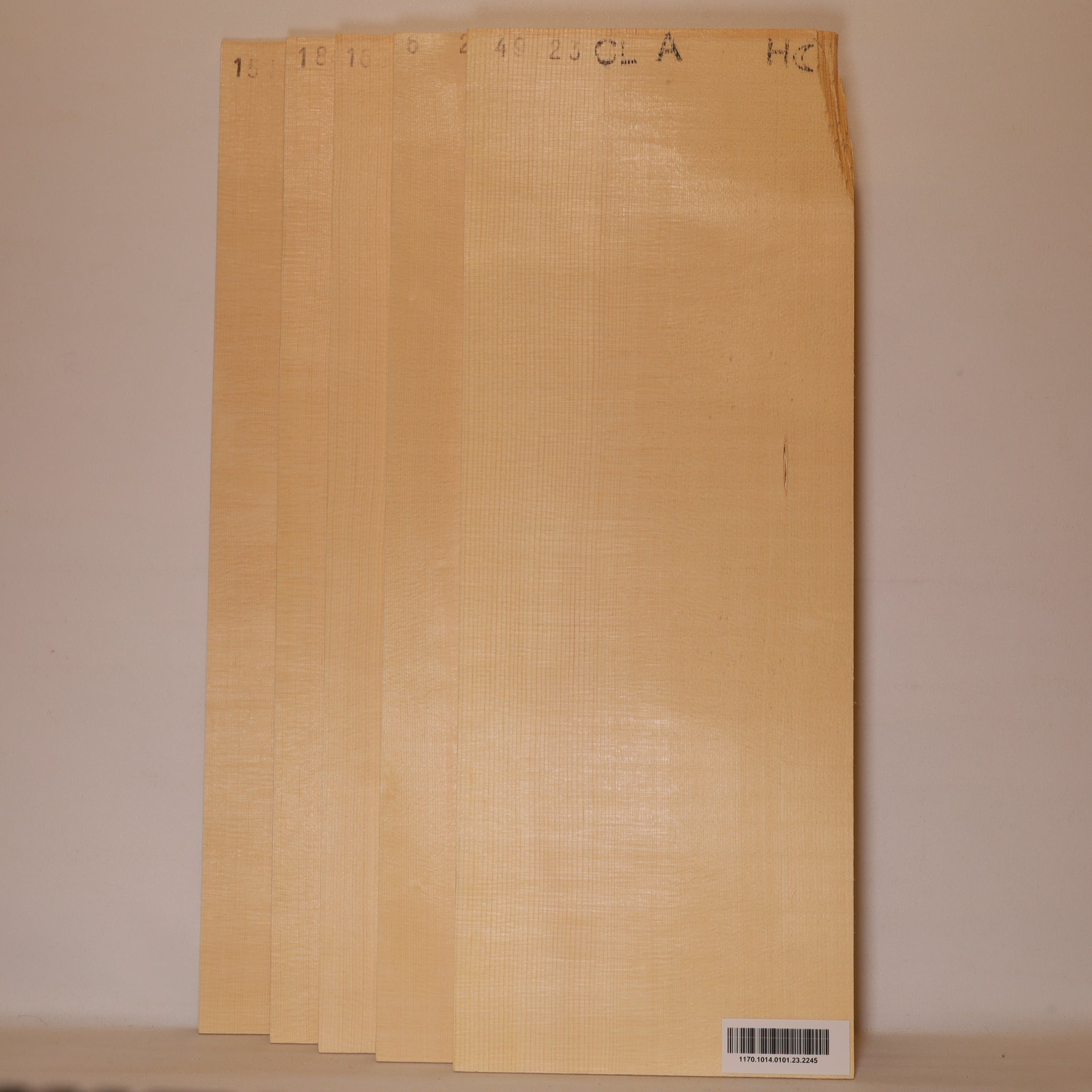 BUNDLE 5x Spruce Tops for Classical Guitar A (no. 2245)
