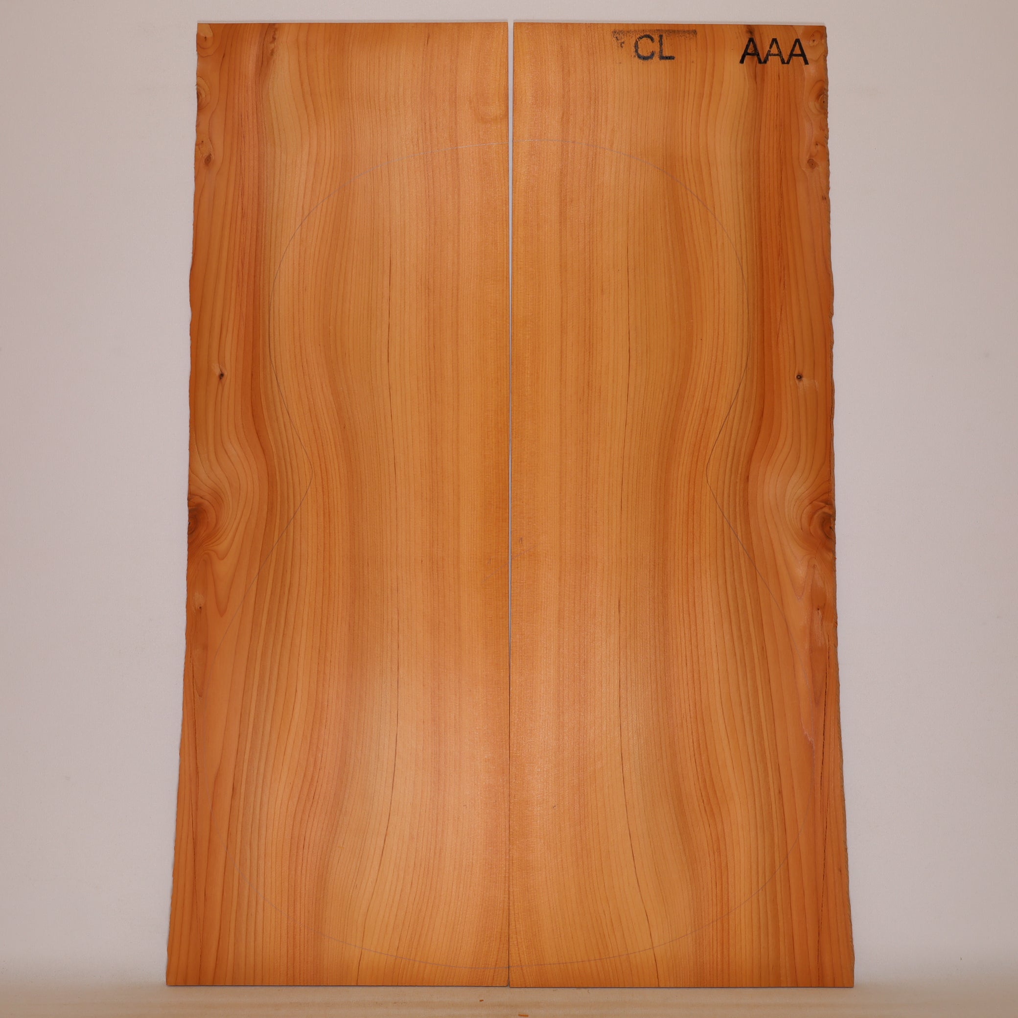 Yew Back for Classical Guitar AAA (no. 863)