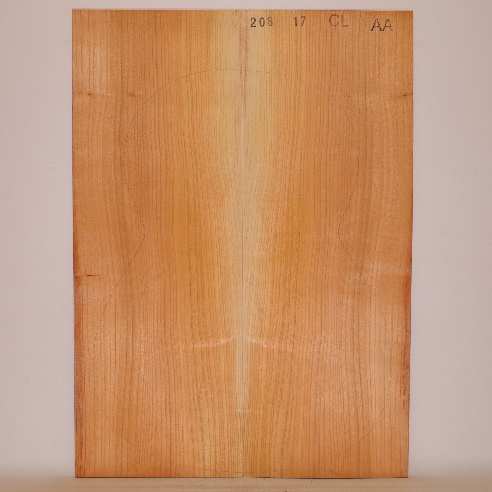 Cherry tree Back for Classical Guitar AA (no. 848)
