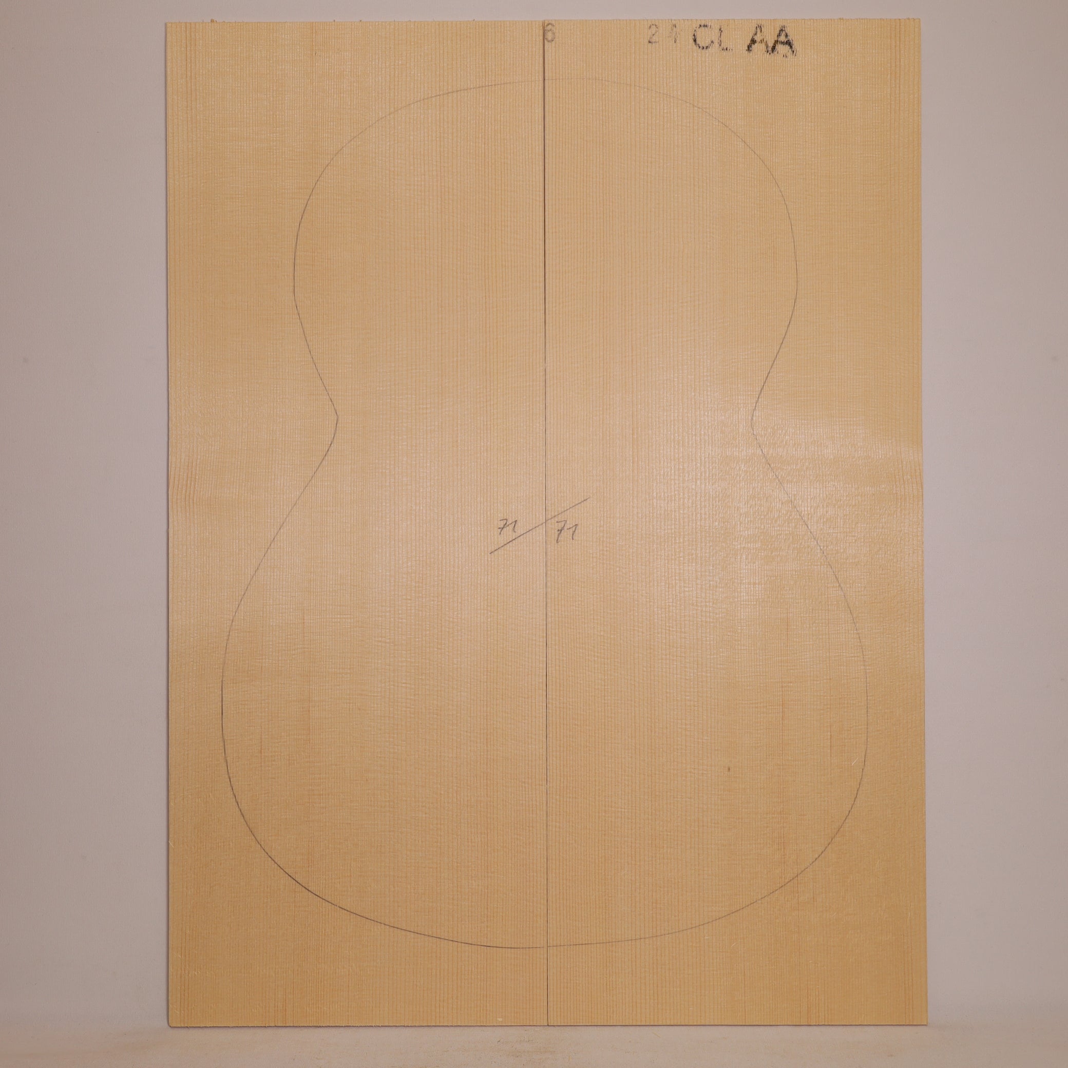 Spruce Top for Classical Guitar AA (no. 1475)