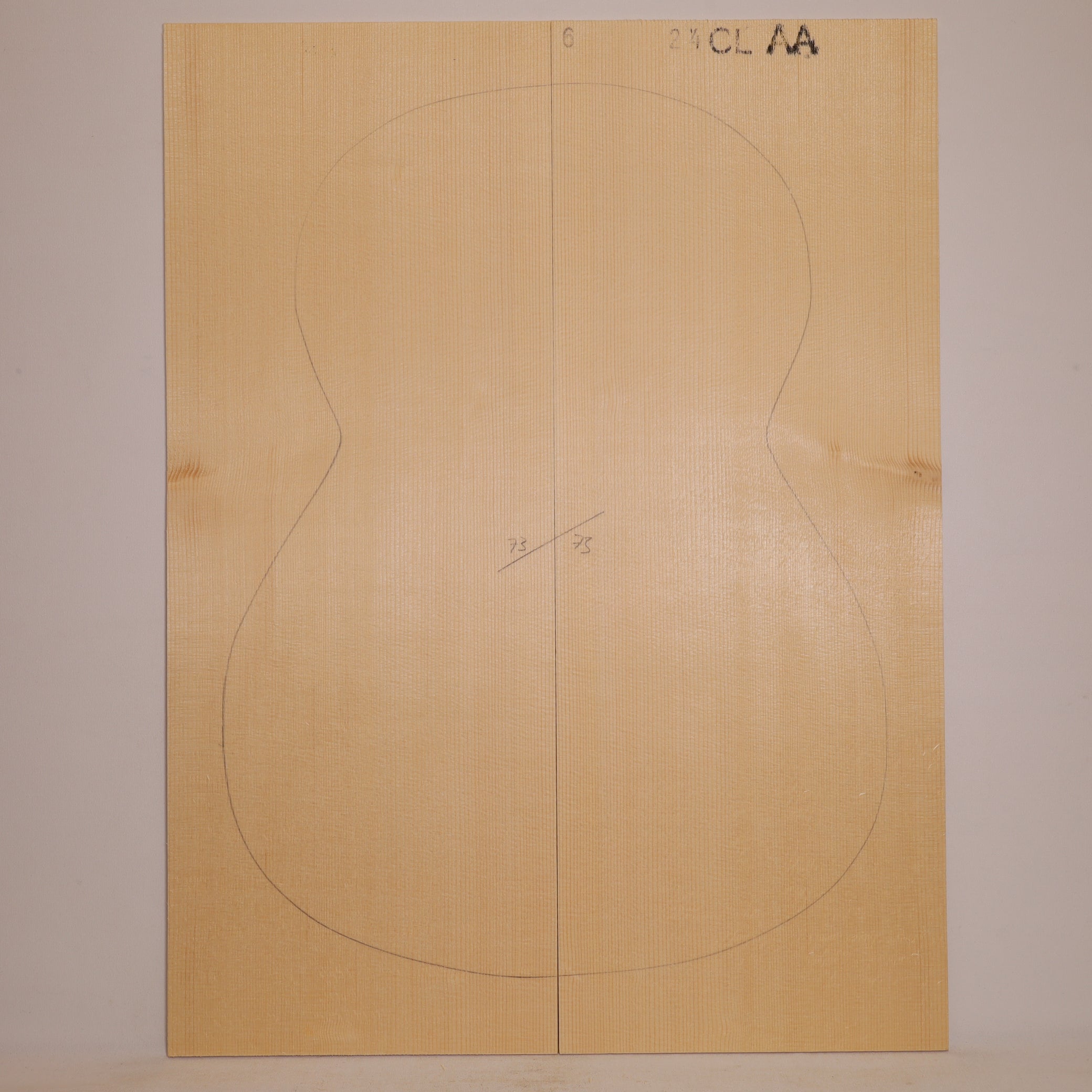 Spruce Top for Classical Guitar AA (no. 1477)