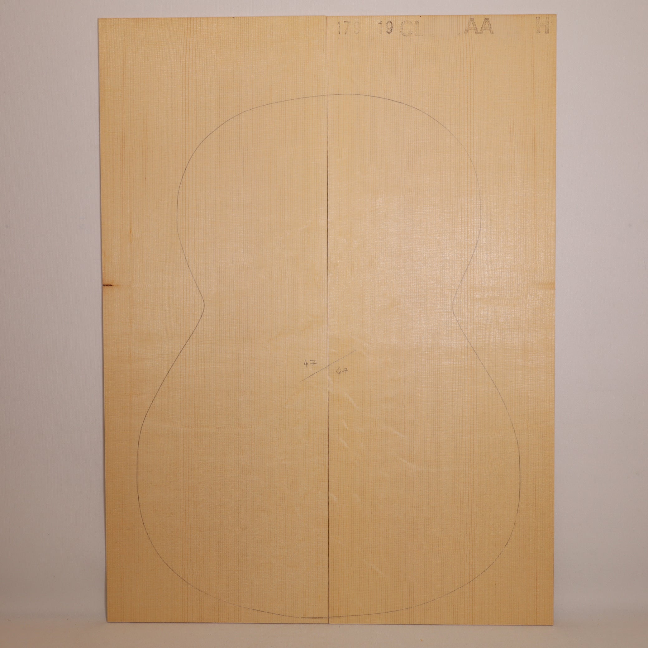 Spruce Top for Classical Guitar AA (no. 1719)