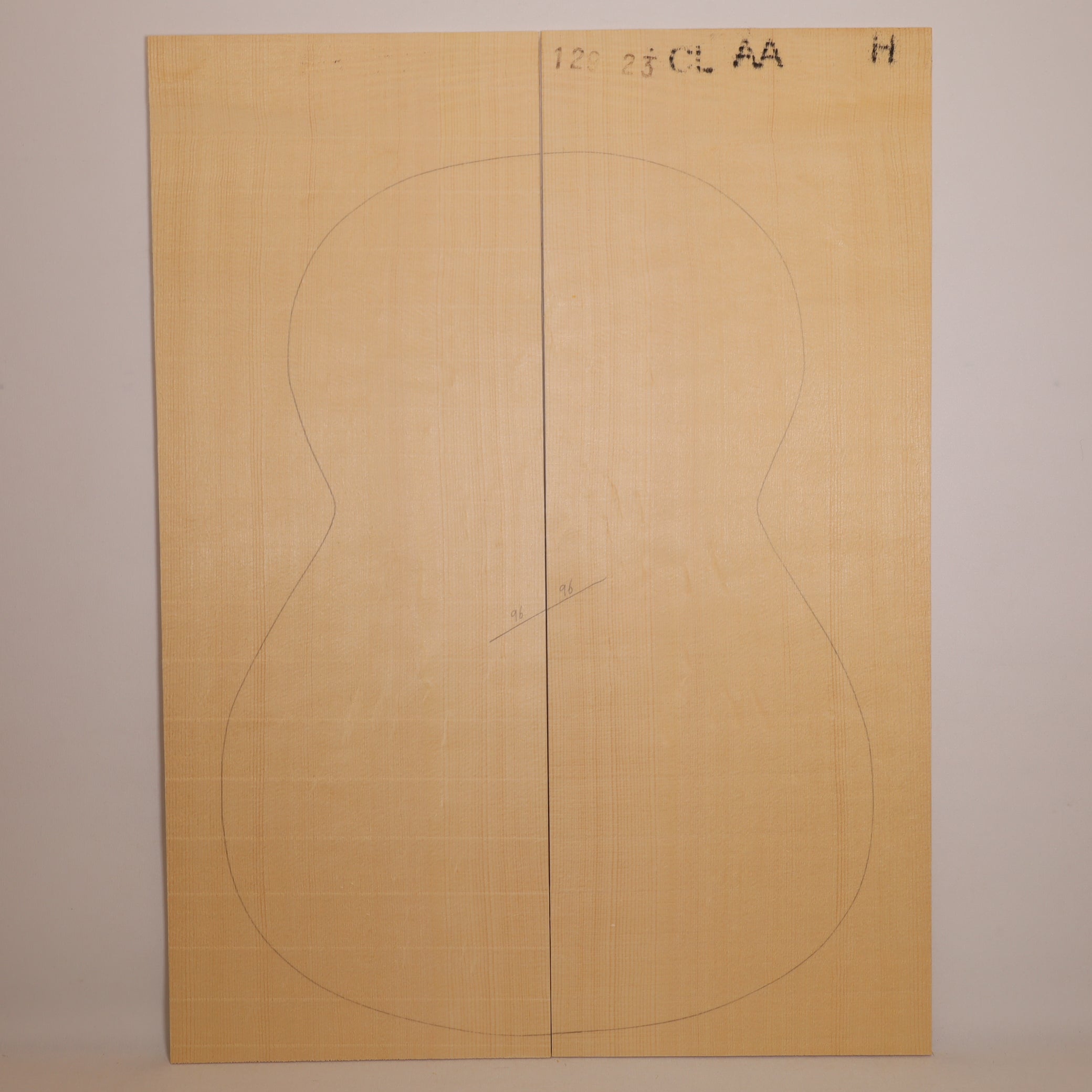 Spruce Top for Classical Guitar AA (no. 1725)