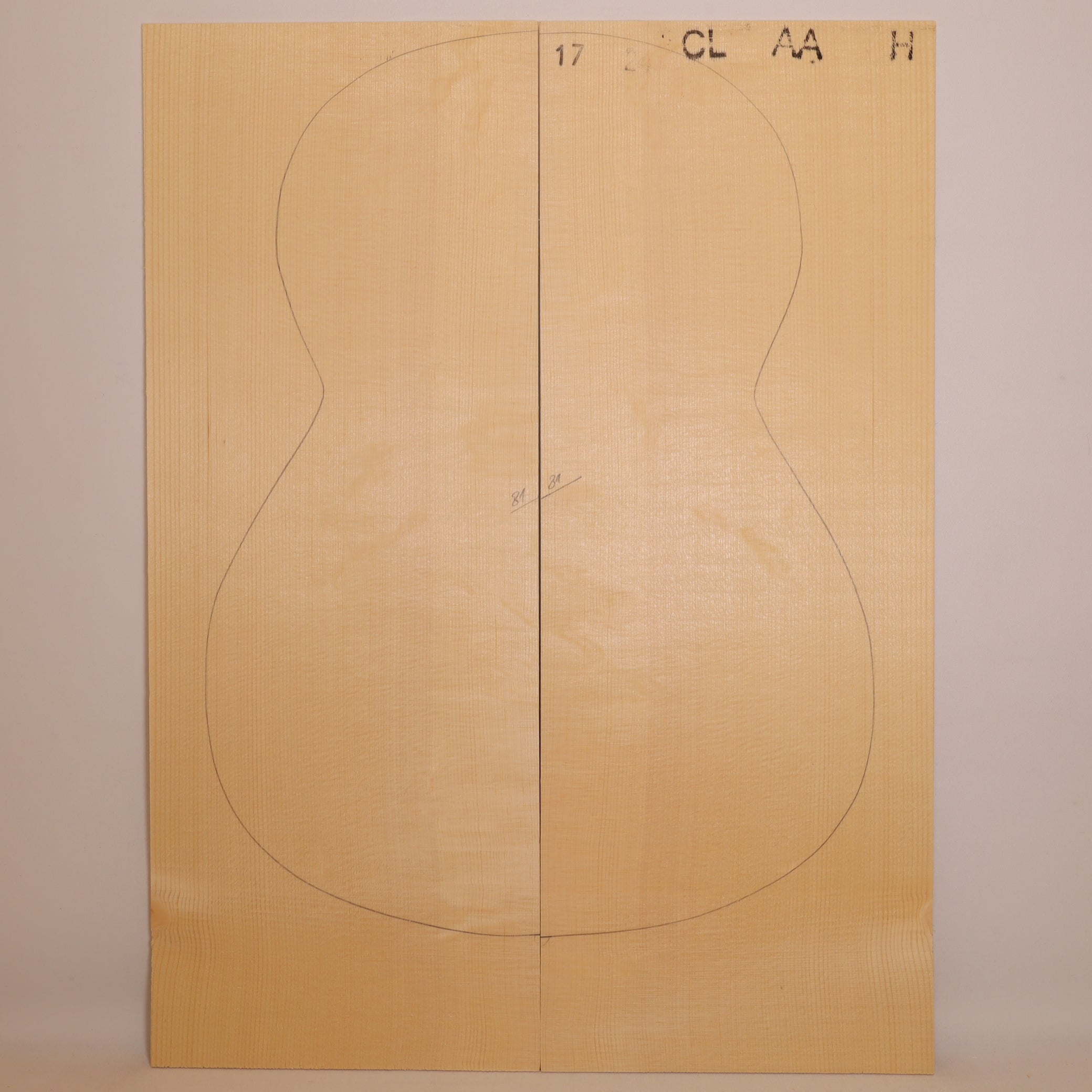 Spruce Top for Classical Guitar AA (no. 1742)