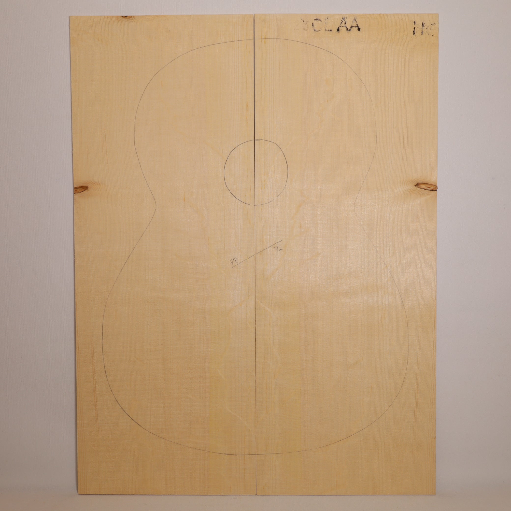 Spruce Top for Classical Guitar AA (no. 1730)