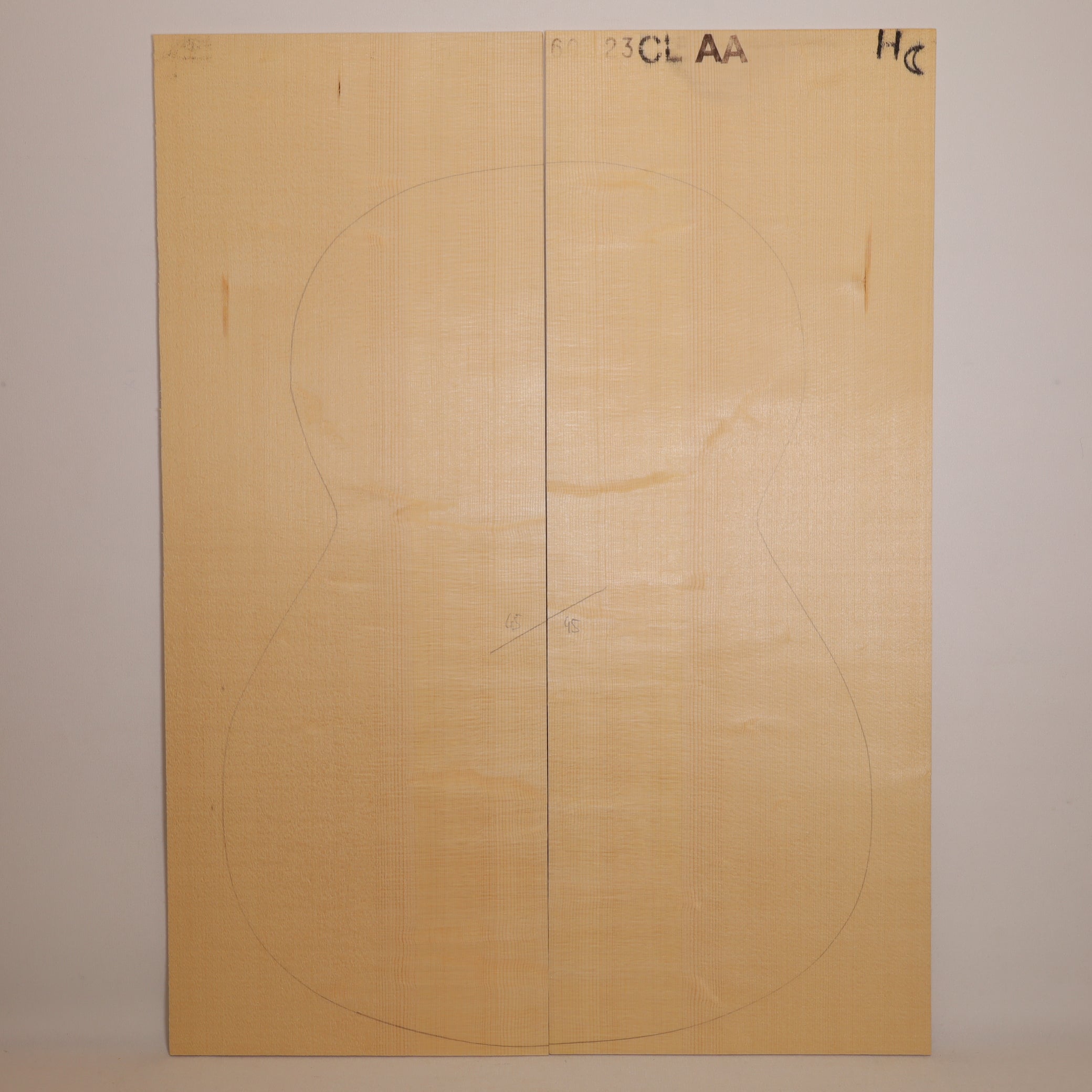 Spruce Top for Classical Guitar AA (no. 1734)