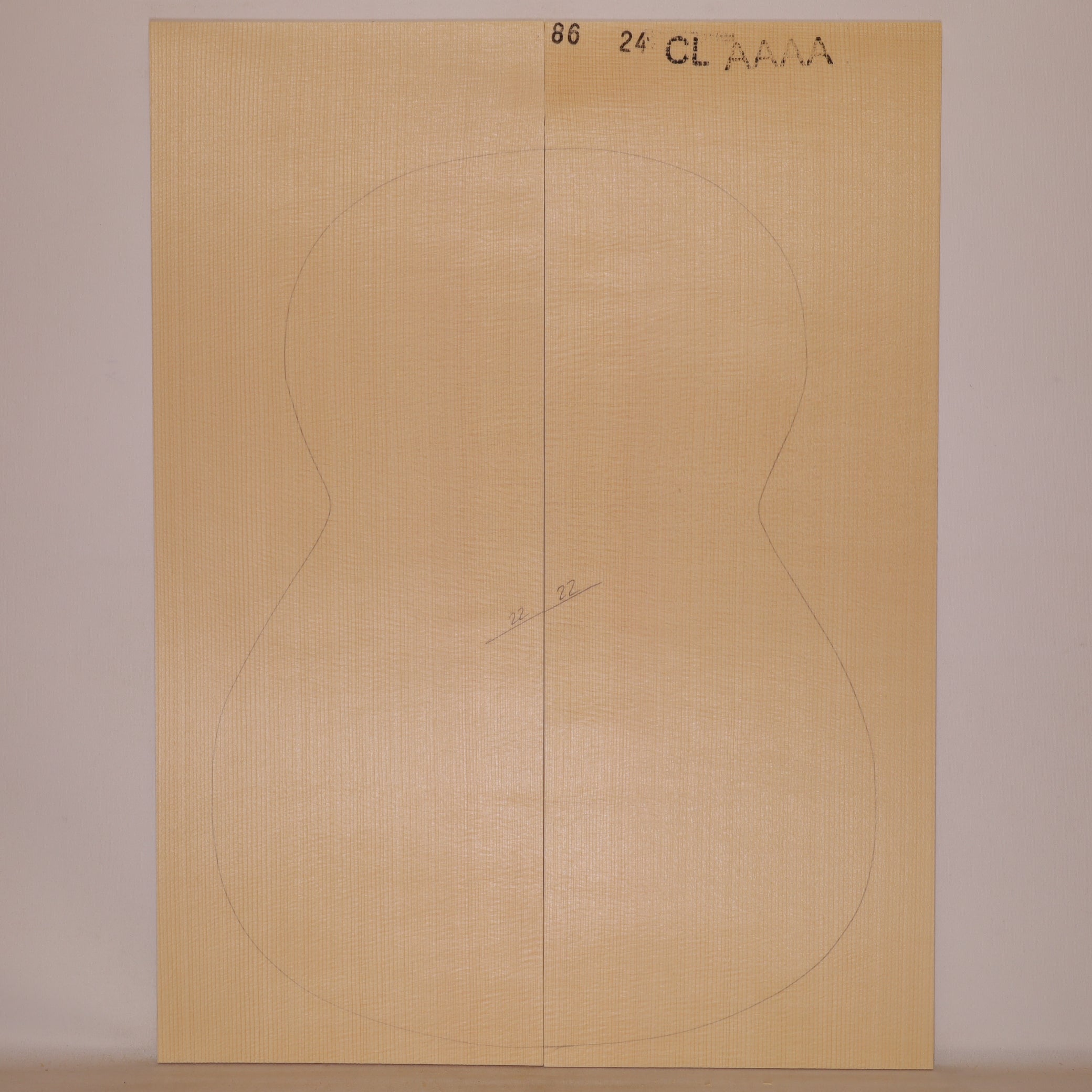 Spruce Top for Classical Guitar AAAA (no. 1291)