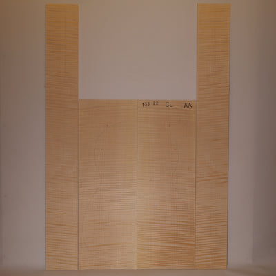 Ahorn Set (Boden/Zargen) für klassische Gitarre AA (Nr. 2028)