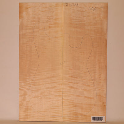 Maple Carved Top 2-piece for Electric Guitar AAA (no. 2188)