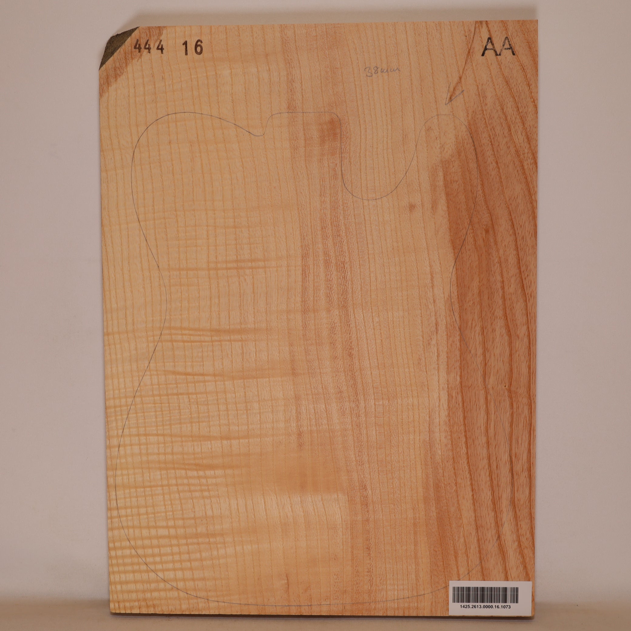 Ash Body 1-piece for Electric Guitar AA (no. 1073)