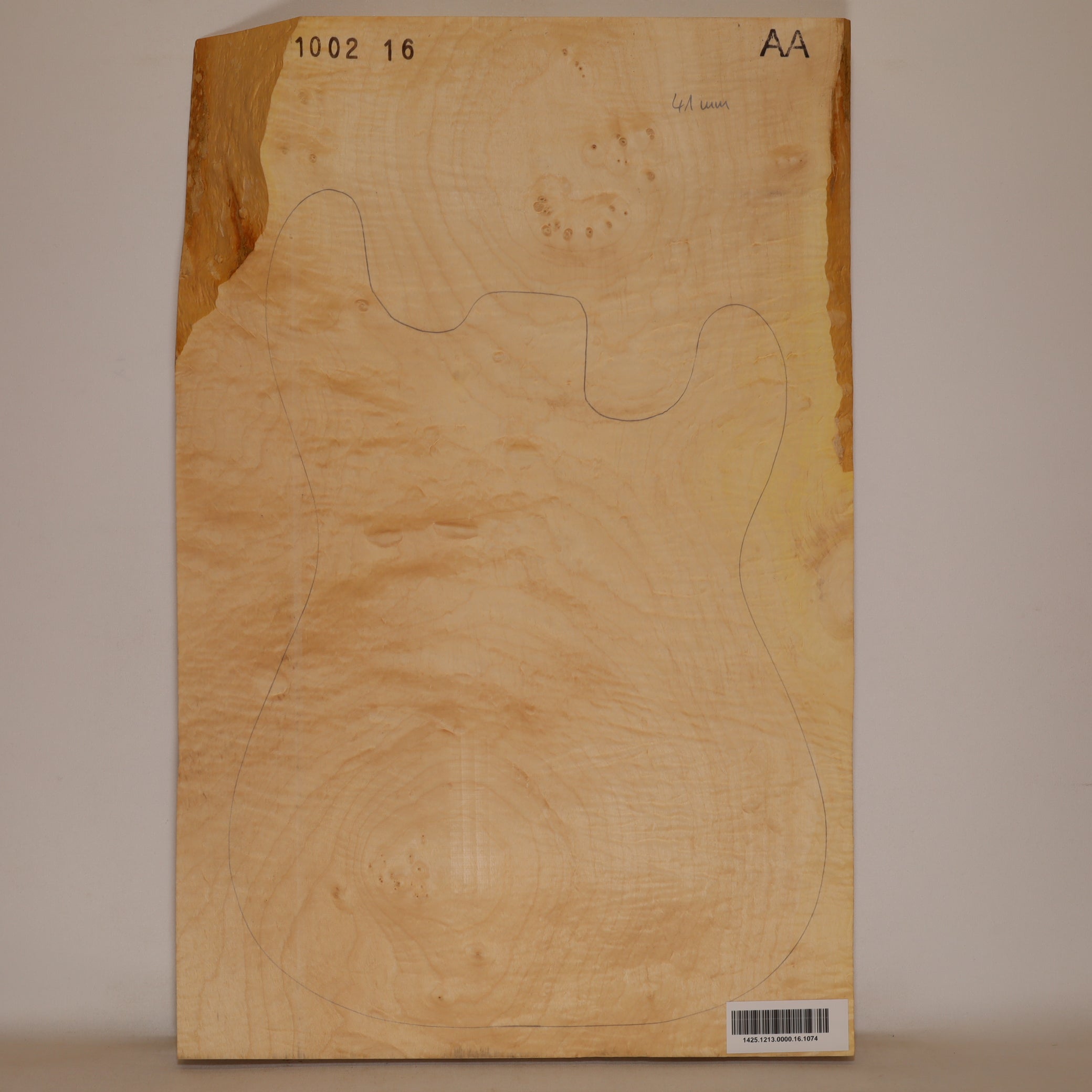 Maple Body 1-piece for Electric Guitar AA (no. 1074)