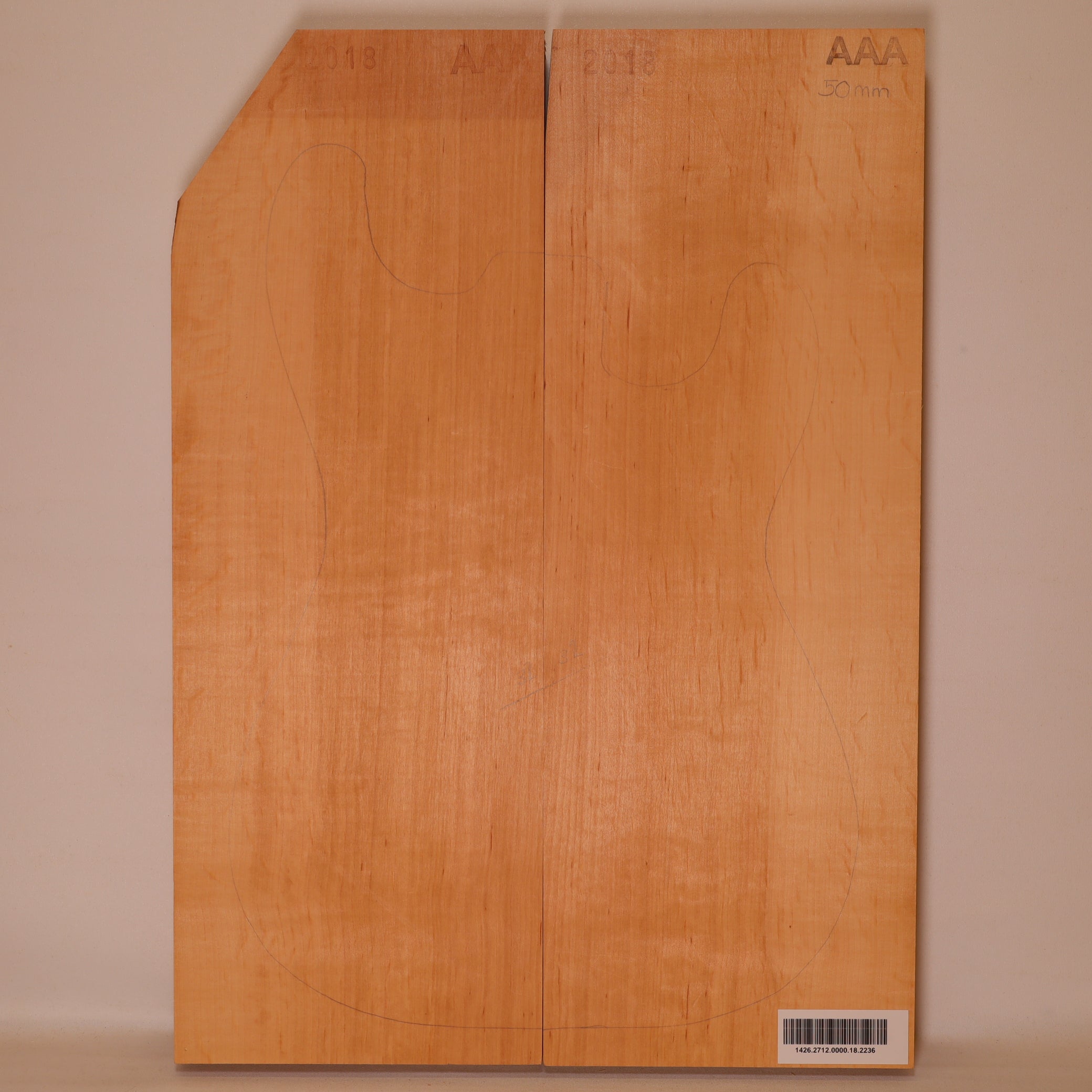 Erle Body 2-teilig für E-Gitarre AAA (Nr. 2236)