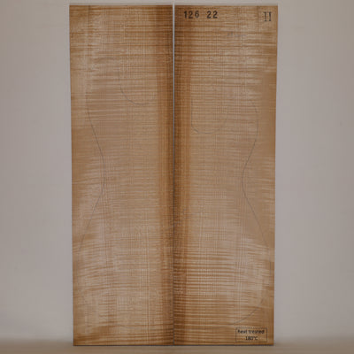 Thermo Maple Carved Top 2-piece for Electric Guitar II (no. 892)