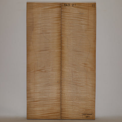 Thermo Maple Carved Top 2-piece for Electric Guitar II (no. 894)