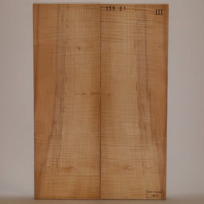 Thermo Ahorn Carved Top 2-teilig für E-Gitarre III (Nr. 890)