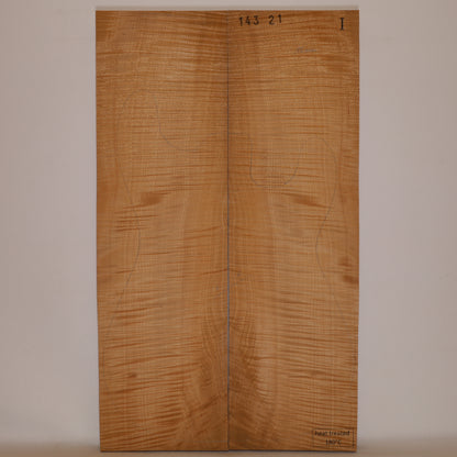 Thermo Maple Carved Top 2-piece for Electric Guitar I (no. 898)