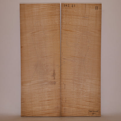 Thermo Maple Carved Top 2-piece for Electric Guitar II (no. 885)