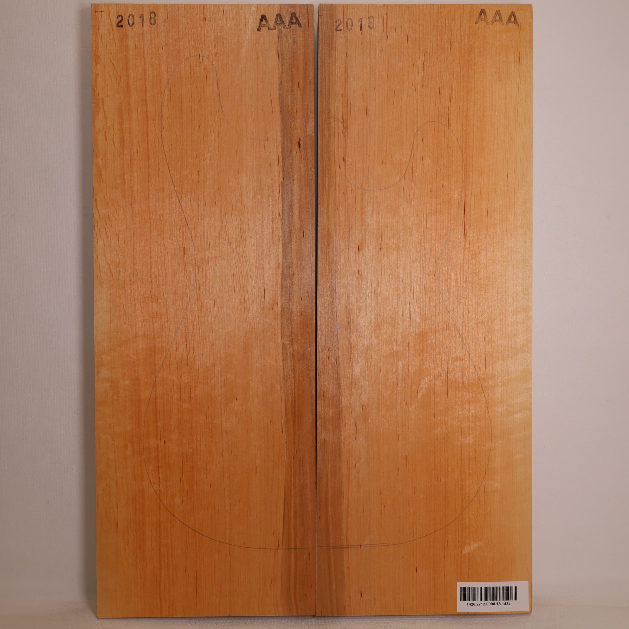Erle Body 2-teilig für E-Gitarre AAA (Nr. 1434)