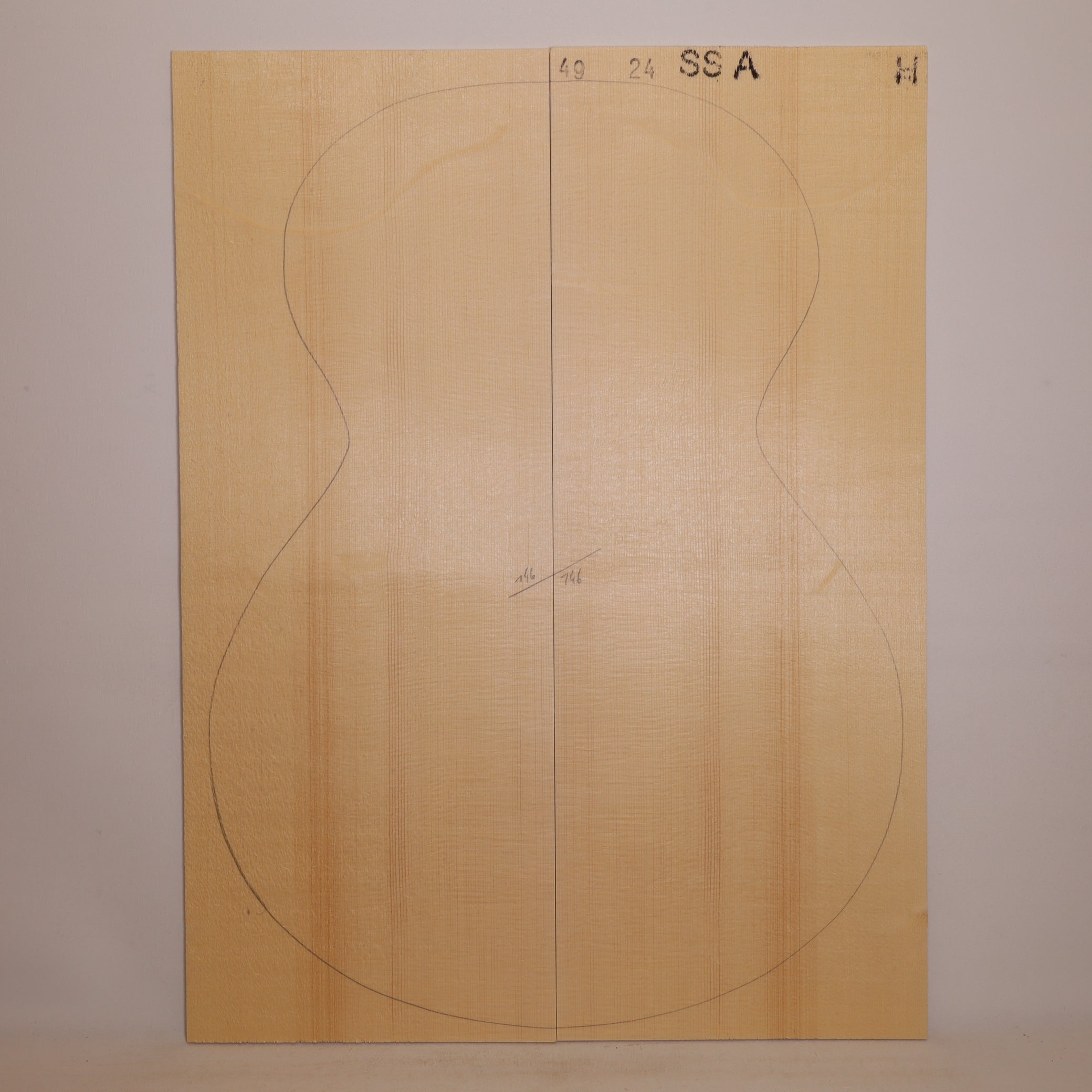 BUNDLE 5x Spruce Tops for Steel String Guitar A (no. 840)