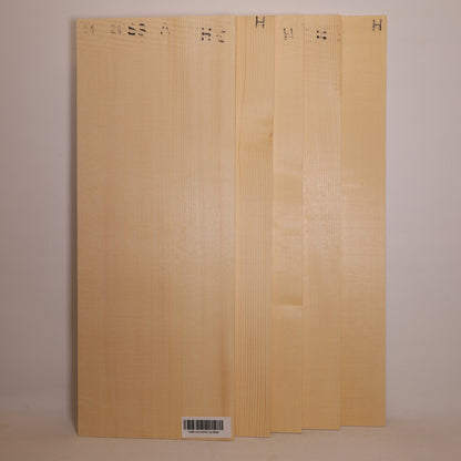 BUNDLE 5x Spruce Tops for Steel String Guitar A (no. 839)