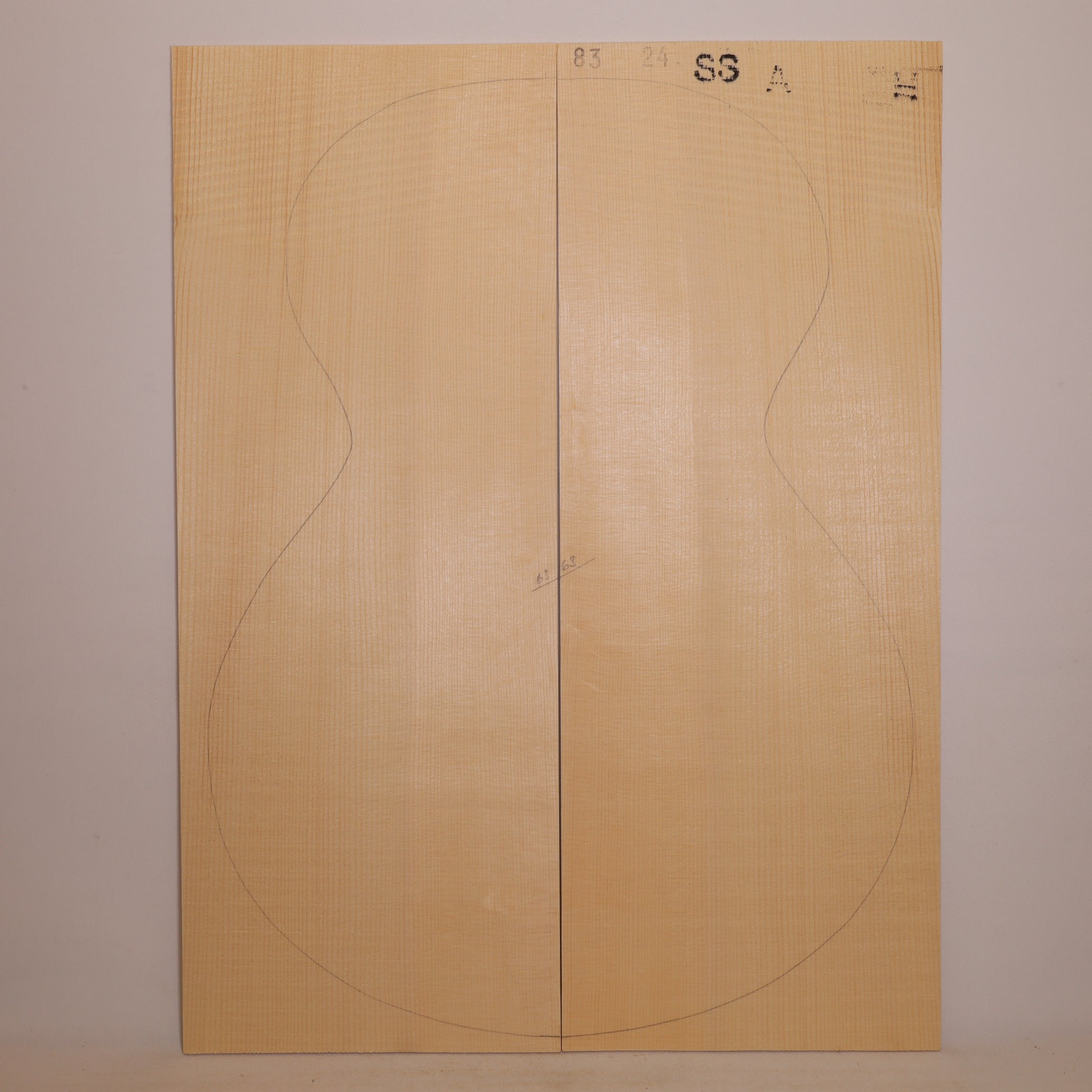 BUNDLE 5x Spruce Tops for Steel String Guitar A (no. 839)